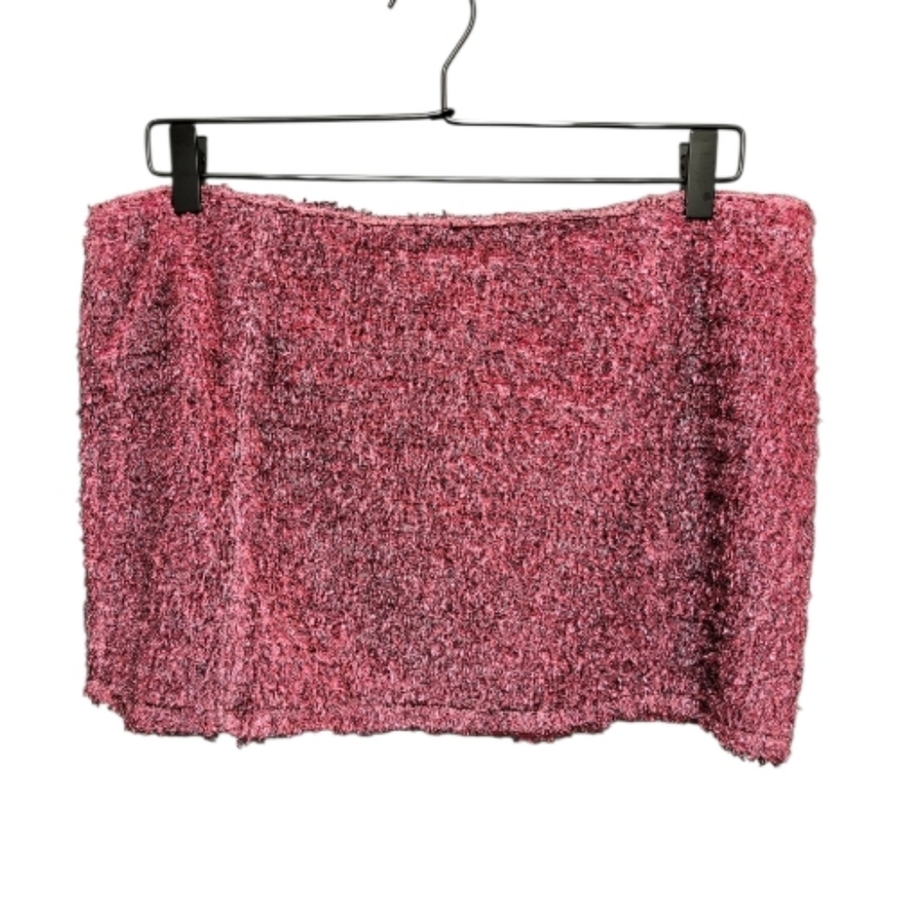 Serious Los Angeles Pink Fuzzy Skirt